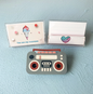 Greeting Card with Recordable Voice Chip Birthday gifts Holiday gifts DIY 3 minutes Voice Audio Cassette Thank You Card